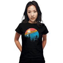 Load image into Gallery viewer, Shirts Fitted Shirts, Woman / Small / Black Galactic Victory