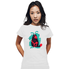 Load image into Gallery viewer, Shirts Fitted Shirts, Woman / Small / White Cat Shapes