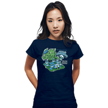 Load image into Gallery viewer, Secret_Shirts Fitted Shirts, Woman / Small / Navy Guess Cthulwho