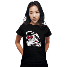 Load image into Gallery viewer, Daily_Deal_Shirts Fitted Shirts, Woman / Small / Black Dashing Champion