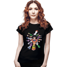 Load image into Gallery viewer, Shirts Fitted Shirts, Woman / Small / Black Wickakarotto
