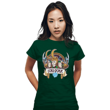Load image into Gallery viewer, Secret_Shirts Fitted Shirts, Woman / Small / Irish green Loki Doki
