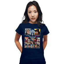 Load image into Gallery viewer, Daily_Deal_Shirts Fitted Shirts, Woman / Small / Navy Time Fighters 3rd vs 4th