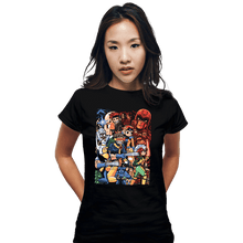 Load image into Gallery viewer, Daily_Deal_Shirts Fitted Shirts, Woman / Small / Black Mutant Pilgrim