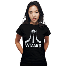 Load image into Gallery viewer, Secret_Shirts Fitted Shirts, Woman / Small / Black Wizard