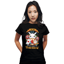 Load image into Gallery viewer, Secret_Shirts Fitted Shirts, Woman / Small / Black Wonderous Rabbit