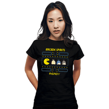 Load image into Gallery viewer, Shirts Fitted Shirts, Woman / Small / Black Natural Arcade Spirits