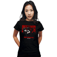 Load image into Gallery viewer, Daily_Deal_Shirts Fitted Shirts, Woman / Small / Black Merry Yippee Kay Yay