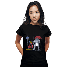 Load image into Gallery viewer, Daily_Deal_Shirts Fitted Shirts, Woman / Small / Black My Neighbor Alchemist