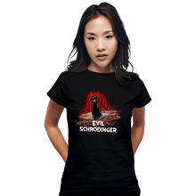 Load image into Gallery viewer, Secret_Shirts Fitted Shirts, Woman / Small / Black Evil Schrödinger