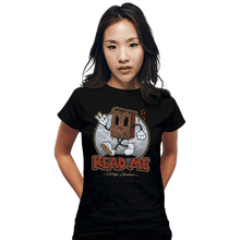 Load image into Gallery viewer, Daily_Deal_Shirts Fitted Shirts, Woman / Small / Black Read Me