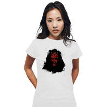 Load image into Gallery viewer, Shirts Fitted Shirts, Woman / Small / White Sith Splatter