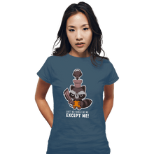 Load image into Gallery viewer, Shirts Fitted Shirts, Woman / Small / Indigo Blue Galaxy Pair