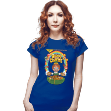 Load image into Gallery viewer, Daily_Deal_Shirts Fitted Shirts, Woman / Small / Royal Blue Buddy Charms