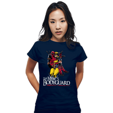 Load image into Gallery viewer, Daily_Deal_Shirts Fitted Shirts, Woman / Small / Navy The Merc's Bodyguard
