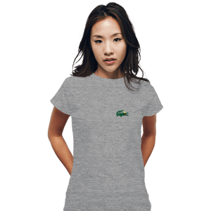 Shirts Fitted Shirts, Woman / Small / Sports Grey Mischievous Logo