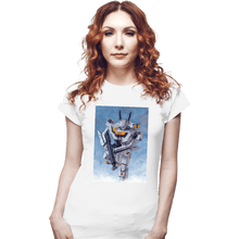 Load image into Gallery viewer, Daily_Deal_Shirts Fitted Shirts, Woman / Small / White VF-1S Watercolor