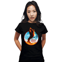 Load image into Gallery viewer, Daily_Deal_Shirts Fitted Shirts, Woman / Small / Black Fear & Mindkill