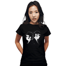 Load image into Gallery viewer, Shirts Fitted Shirts, Woman / Small / Black Blues Bros