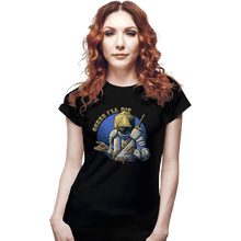 Load image into Gallery viewer, Daily_Deal_Shirts Fitted Shirts, Woman / Small / Black Guess I'll Die