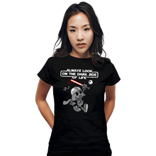 Load image into Gallery viewer, Daily_Deal_Shirts Fitted Shirts, Woman / Small / Black The Dark Side Of Life