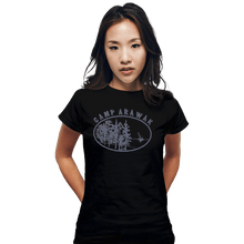 Load image into Gallery viewer, Shirts Fitted Shirts, Woman / Small / Black Camp Arawak