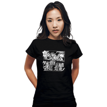 Load image into Gallery viewer, Shirts Fitted Shirts, Woman / Small / Black Bad Ending