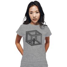 Load image into Gallery viewer, Shirts Fitted Shirts, Woman / Small / Sports Grey Escher's Jail