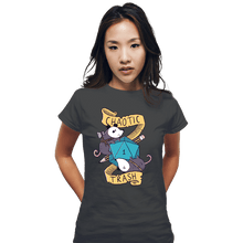 Load image into Gallery viewer, Daily_Deal_Shirts Fitted Shirts, Woman / Small / Charcoal Chaotic Trash