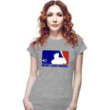 Load image into Gallery viewer, Shirts Fitted Shirts, Woman / Small / Sports Grey Mutant League Baseball