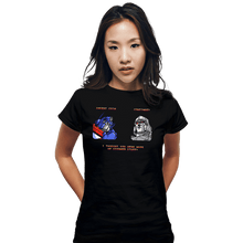 Load image into Gallery viewer, Daily_Deal_Shirts Fitted Shirts, Woman / Small / Black Cybertron Fighter