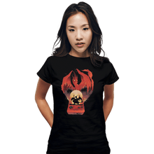 Load image into Gallery viewer, Shirts Fitted Shirts, Woman / Small / Black Red Pocket Gaming