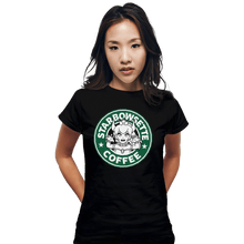 Load image into Gallery viewer, Shirts Fitted Shirts, Woman / Small / Black Starbowsette Coffee