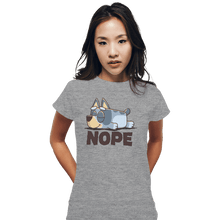 Load image into Gallery viewer, Daily_Deal_Shirts Fitted Shirts, Woman / Small / Sports Grey Lazy Heeler