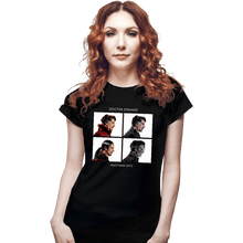 Load image into Gallery viewer, Daily_Deal_Shirts Fitted Shirts, Woman / Small / Black Multiverse Days