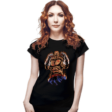 Load image into Gallery viewer, Daily_Deal_Shirts Fitted Shirts, Woman / Small / Black Sagat Fighter