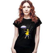 Load image into Gallery viewer, Daily_Deal_Shirts Fitted Shirts, Woman / Small / Black Salt Scared Girl!