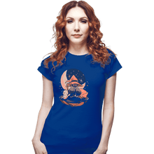 Load image into Gallery viewer, Daily_Deal_Shirts Fitted Shirts, Woman / Small / Royal Blue Nightfall Mage