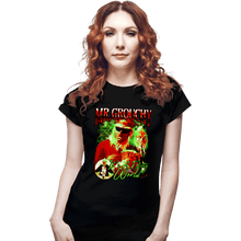 Load image into Gallery viewer, Shirts Fitted Shirts, Woman / Small / Black Mr Grouchy x CoDdesigns Dirty World