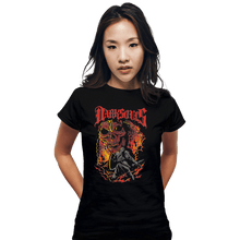 Load image into Gallery viewer, Shirts Fitted Shirts, Woman / Small / Black Metal Dark Souls