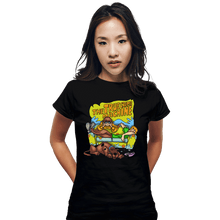 Load image into Gallery viewer, Daily_Deal_Shirts Fitted Shirts, Woman / Small / Black The True Crime Machine
