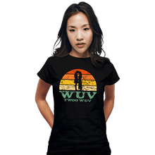 Load image into Gallery viewer, Secret_Shirts Fitted Shirts, Woman / Small / Black Vintage Wuv