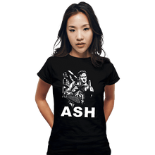 Load image into Gallery viewer, Secret_Shirts Fitted Shirts, Woman / Small / Black Johnny Ash