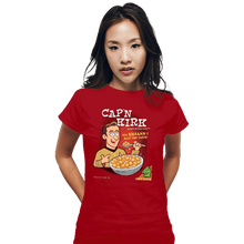Load image into Gallery viewer, Last_Chance_Shirts Fitted Shirts, Woman / Small / Red Original Cap'n