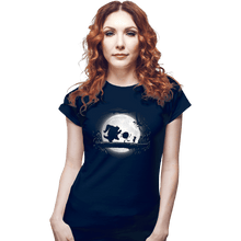 Load image into Gallery viewer, Shirts Fitted Shirts, Woman / Small / Navy Hakuna Matata, Inc