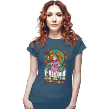 Load image into Gallery viewer, Shirts Fitted Shirts, Woman / Small / Indigo Blue Capsule Nouveau
