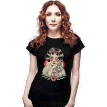 Load image into Gallery viewer, Shirts Fitted Shirts, Woman / Small / Black Poison