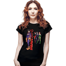 Load image into Gallery viewer, Daily_Deal_Shirts Fitted Shirts, Woman / Small / Black Mean Sirens