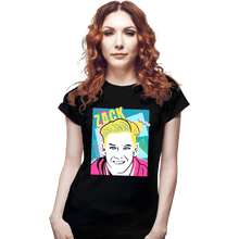 Load image into Gallery viewer, Shirts Fitted Shirts, Woman / Small / Black 80s Zack