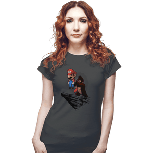 Shirts Fitted Shirts, Woman / Small / Charcoal Gaming King